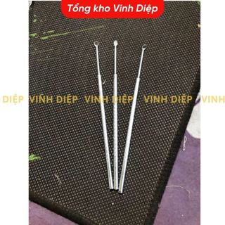 Que sắt ngoáy tai 1 gói 10 chiếc Que Lấy Ráy Tai Inox Không Rỉ