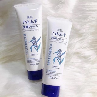Sữa rửa mặt Ý Dĩ Hatomugi Kumano Reihaku Moisturizing & Facial Washing (170g)