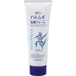 Sữa rửa mặt Ý Dĩ Hatomugi Kumano Reihaku Moisturizing & Facial Washing (170g)