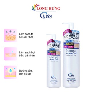 Gel tẩy tế bào chết Cure Natural Aqua Gel làm sạch da (100g/250g)