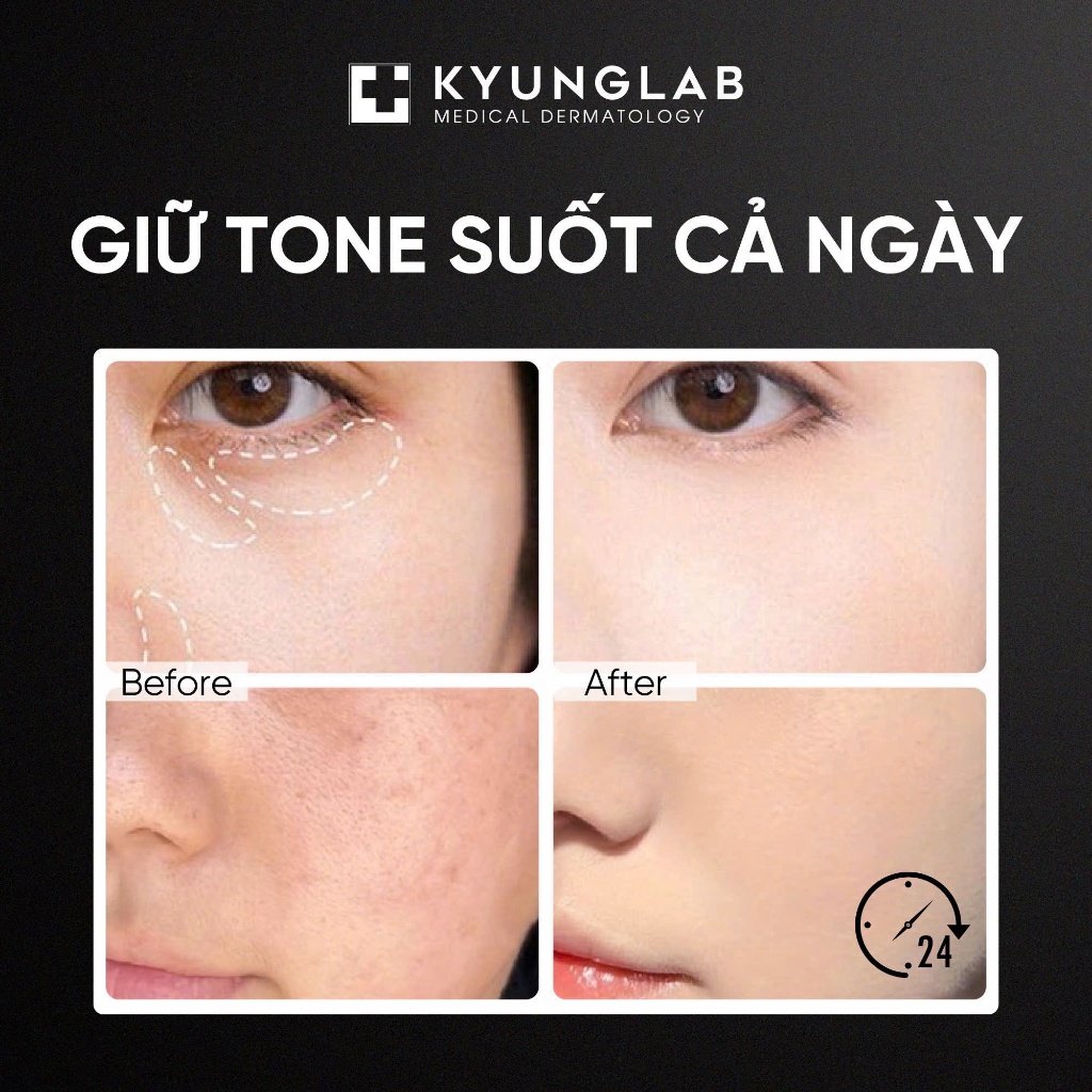 Cushion KyungLab Eternal Fit lớp nền mịn lì mỏng nhẹ, che phủ khuyết điểm hoàn hảo 2024