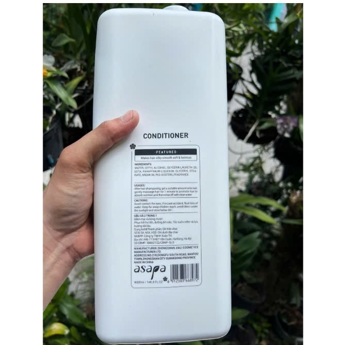 Dầu Gội 4000l Asapa Dưỡng Ẩm, Làm Sạch Da Đầu | Made in Italy | 4000ml