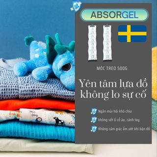 Gói hút ẩm chống mốc Absorgel nhập khẩu Thụy Điển bảo vệ thiết bị điện tử quần áo tủ giày túi xách