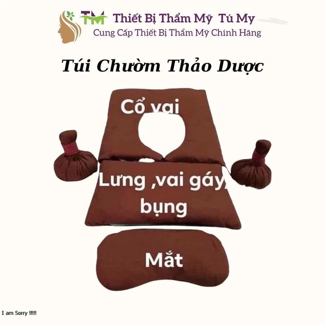 Túi Chườm Thảo Dược Dưỡng Sinh, Túi Chườm Mắt, Chườm Lưng, Chườm Cổ Vai Gáy, Túi Chườm Đa Năng Dùng Cho Gia Đình, Spa