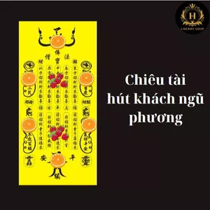 Phù chiêu tài hút khách ngũ phương