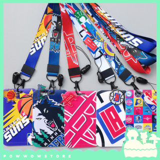 Bao Đựng Thẻ Nhân Viên Nhựa ABS Kèm Dây Đeo Canvas 45cm Biểu Tượng Bóng Rổ NBA Đẹp Mắt & Thú Vị