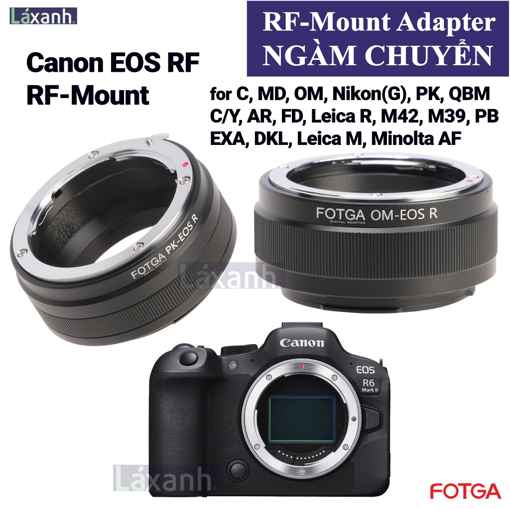 FOTGA Mount adapter Canon R - Ngàm chuyển cho máy ảnh kỹ thuật số Canon ...