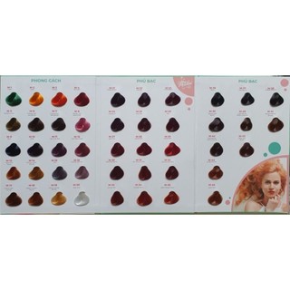 Nhộm Molokai 60ml Phủ Bạc Và Thời Trang có 45 màu cho Khách lựa chọn