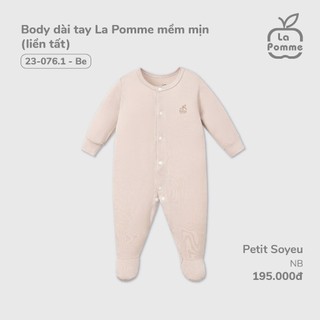 La Pomme tổng hợp body suite liền tất cho bé NB