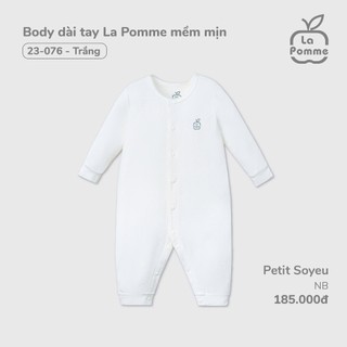 La Pomme tổng hợp body dài tay NB cho bé