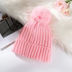 Mũ Len cục bông hàng qccc cho từ 0-3 tuổi mix đồ, len co dãn dày ấm cho bé