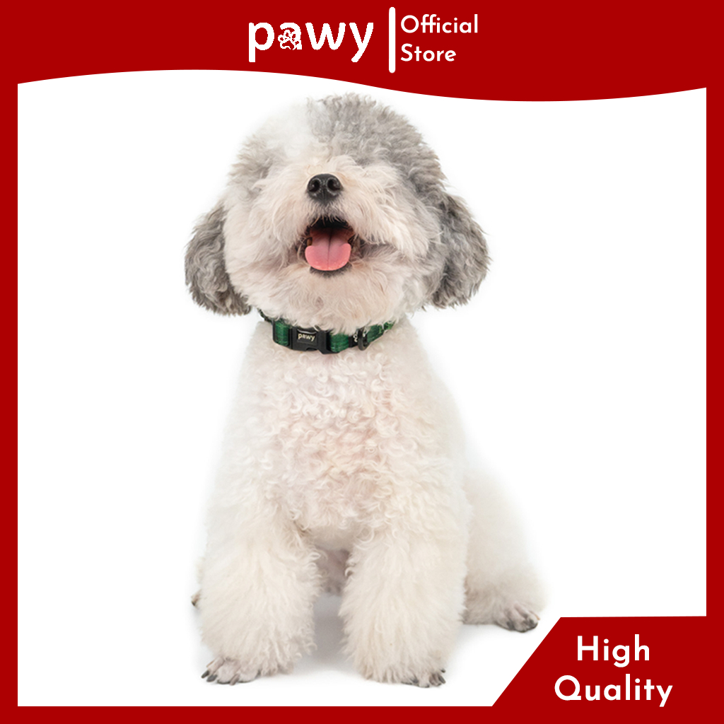 Ảnh Vòng Cổ Cho Chó Pawy - Tartan Green - Dog Collar - Vòng Cổ Cho Mèo 2