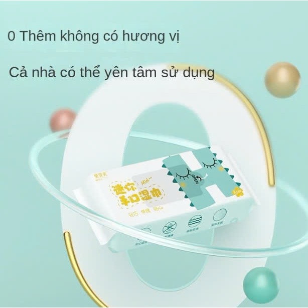 COMBOR 8 Gói Khăn Ướt Mini Bỏ Túi Tiện Lợi