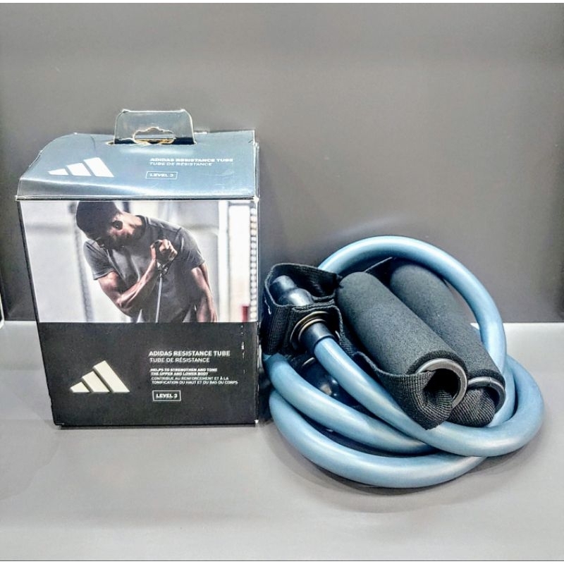 Dây kháng lực có tay cầm chính hãng ADIDAS ADTB-10506-NL Resistance Tube (Mức kháng 15KG/33LBS)