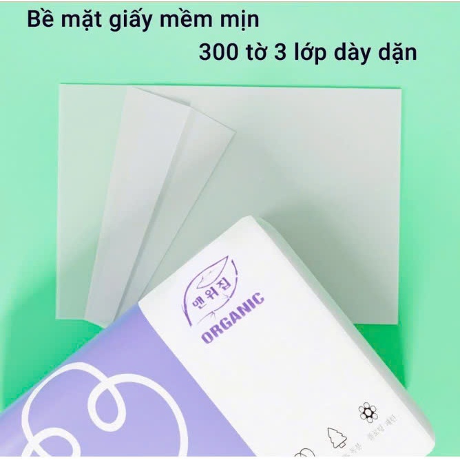 1 thùng 30 gói giấy rút vệ sinh 3 mầu 4 lớp cao cấp tiện lợi