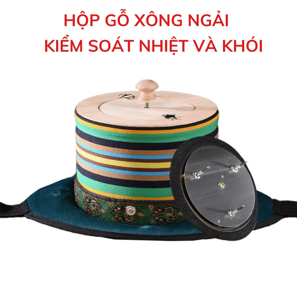 Thiết Bị Xông Ngải Cứu, Cốc Gỗ Kiểm Soát Khói Và Nhiệt Hiệu Quả