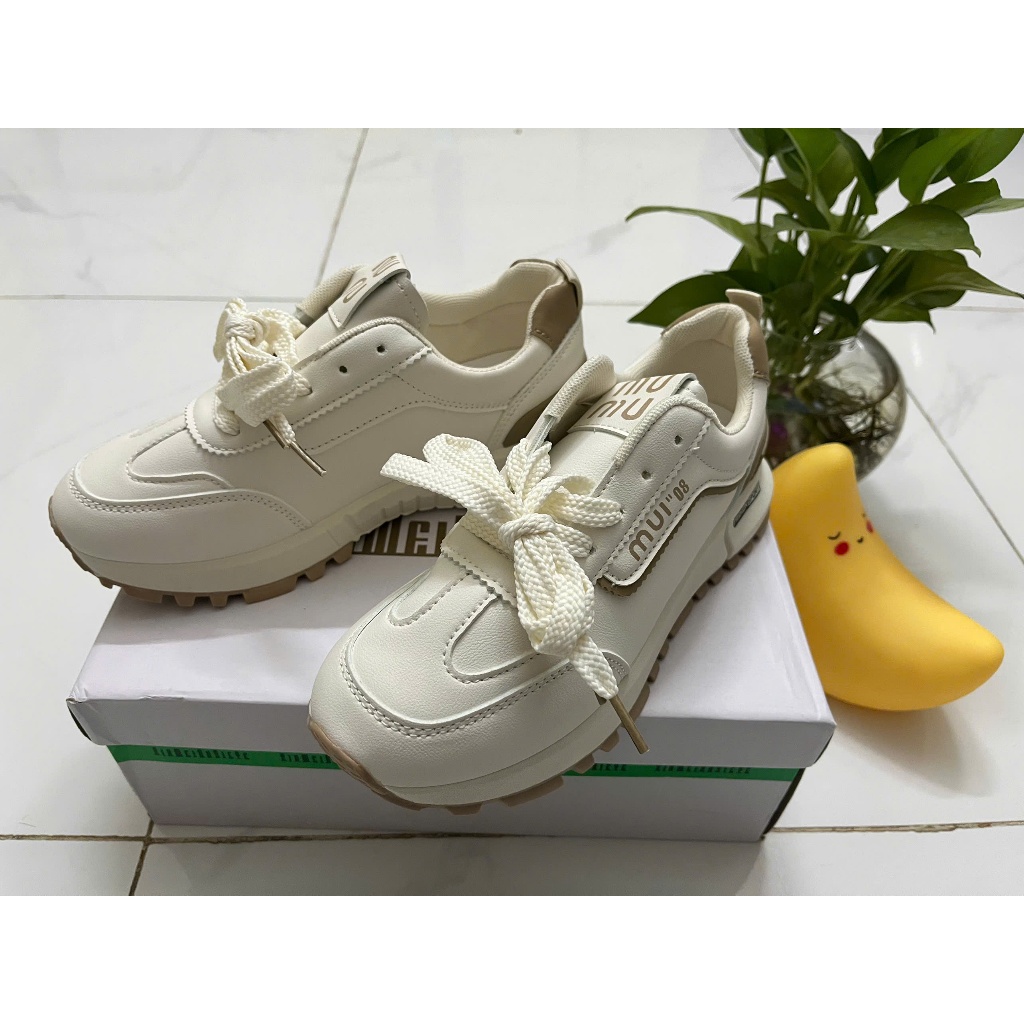Giày Thể Thao Nữ Sneaker Đế Độn – Phong Cách Thời Trang, Năng Động