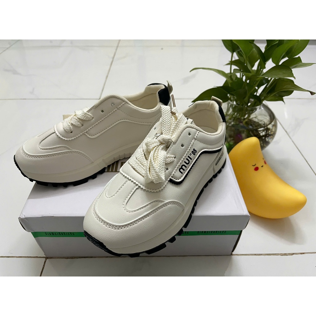 Giày Thể Thao Nữ Sneaker Đế Độn – Phong Cách Thời Trang, Năng Động