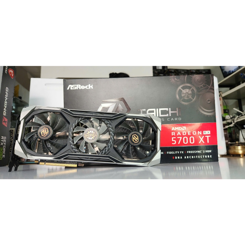 Graphic Card_VGA ASROCK Radeon RX 5700 XT Taichi X 8G OC+ | Shopee Việt Nam