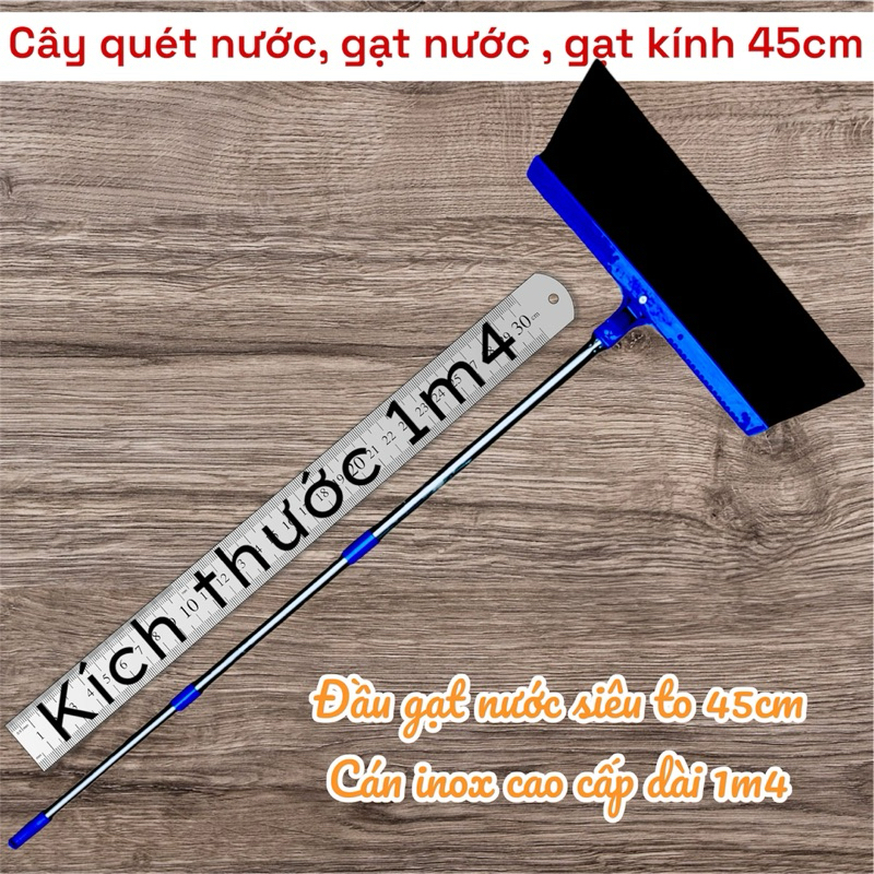 Cây cào nước, cây gạt nước DẠNG NỐI , cây quét nước, vệ sinh nhà tắm tolet quét nước ngoài sân