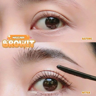 Mascara NongChat Browit Thái Lan làm dày, dài cong mi, chuyên dụng cho makeup