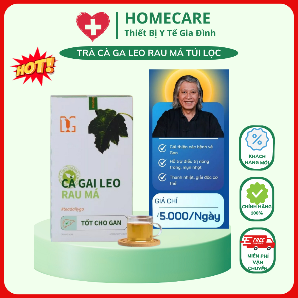Trà Cà Gai Leo Rau Má Túi Lọc giải nhiệt mát gan thanh lọc cơ thể Thanh ...