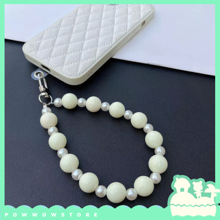 Vòng Tay Ngọc Acrylic Đeo Cổ Tay Điện Thoại Phong Cách Sang Trọng Tinh Tế Đen Trắng Black & White