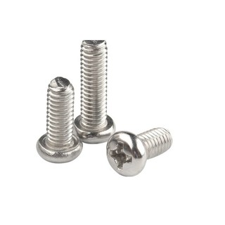 (INOX304) 50 cái M3,M4,M5,M6 Vít pake đầu tròn thân bulong inox304 M3-M6
