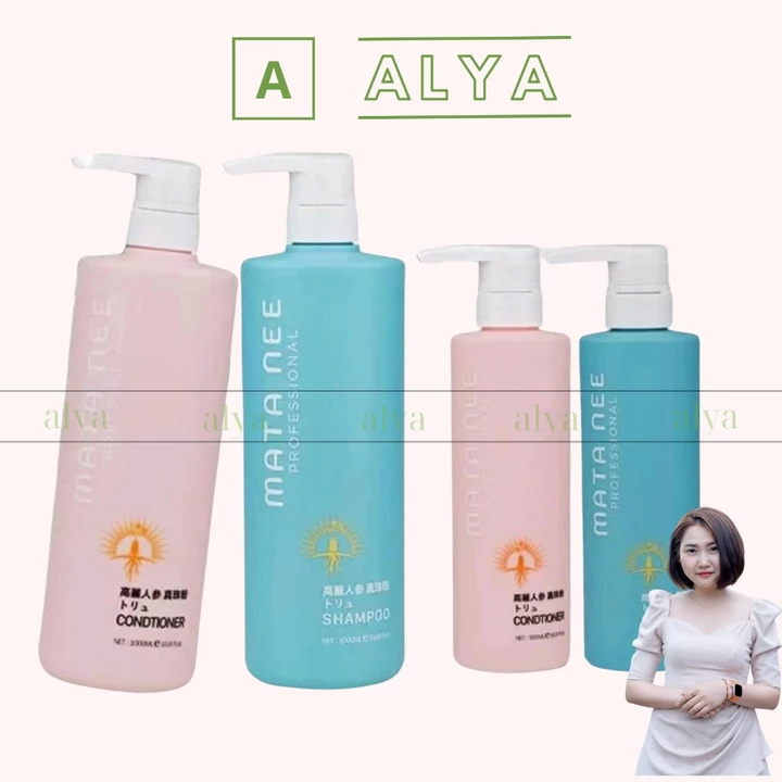 Cặp dầu gội xả phục hồi siêu mềm mượt Mata Nee professional Cho Tóc Khô Xơ Hư Tổn Tóc Gàu Ngăn Rụng Tóc. ALYA