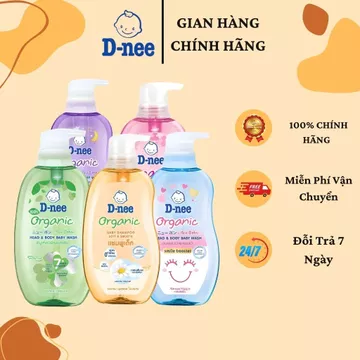 Sữa tắm toàn thân dnee cho em bé 380ml, sữa tắm gội cho bé Dnee 380ml