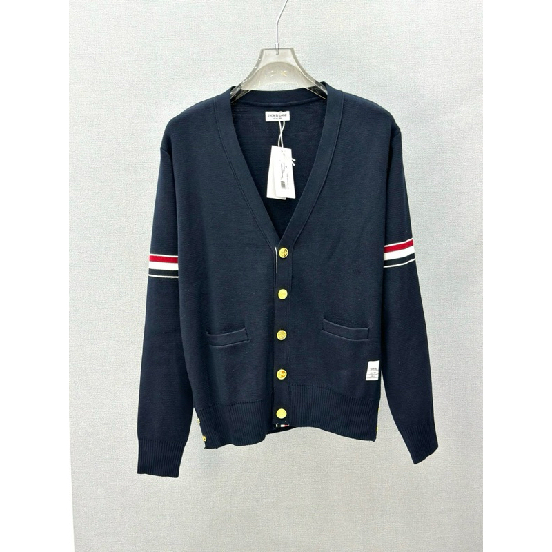 ⚡️[Hight Quality] Ba Màu Áo Cardigan 1hom B1 Gold 4 Bar Stripe Sweater -Điểm Nhấn Vạch Mau Tay Cao Cấp Nam Nữ Qccc