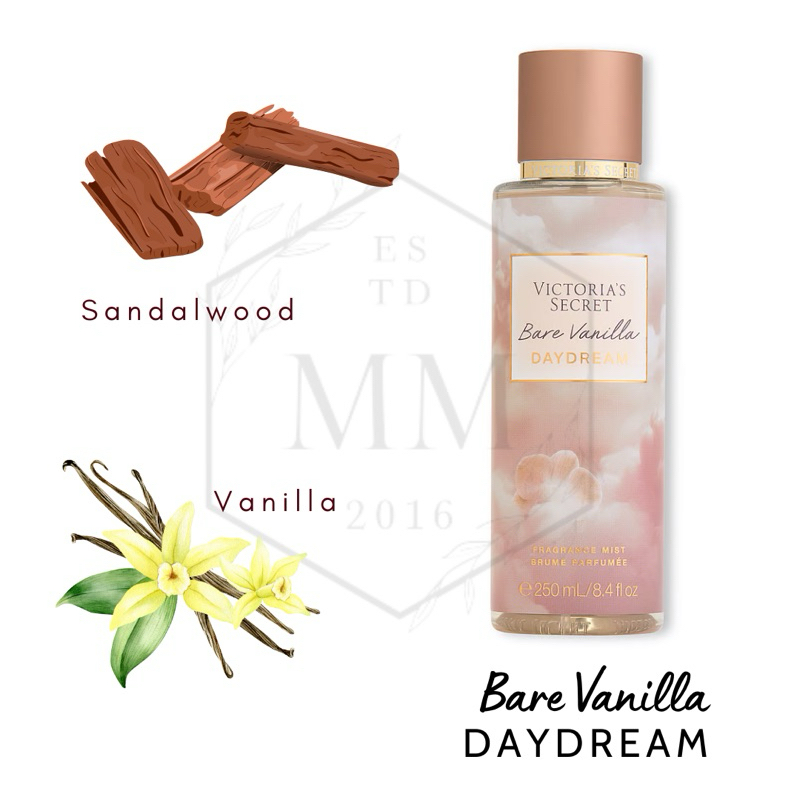 Victoria's Secret Bare Vanilla Daydream Fragrance Mist 8.4