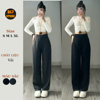 247Store - Quần dài dáng suông nữ chất liệu đẹp