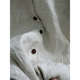 (Sẵn HCM) Áo sơ mi nữ tay ngắn 100% LINEN, 12 màu - JUNE LINEN #A10