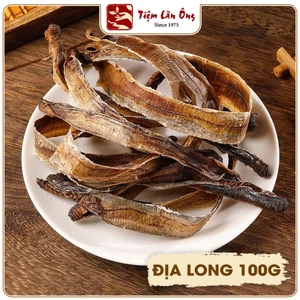 Địa long khô 100g, địa long núi đã làm sạch cát hai đầu, hàng thơm, đẹp - Tiệm lãn ông