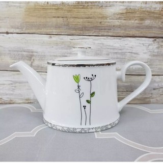 [Bán Lẻ Từng Chiếc]Ấm , Chén , Đĩa Của Bộ Tách Trà Cỏ May Mắn 1084  sứ CK Cao Cấp