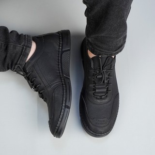 [ NEAN SHOES ] Giày Sneaker Nam Cổ Lửng Da Cao Cấp Đế Cao Su Đúc Bằng 2 Màu Đen Nâu – NEAN Shoes