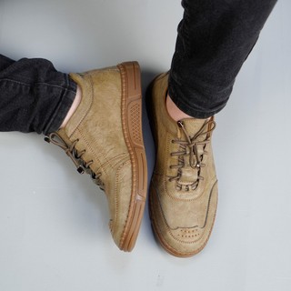 [ NEAN SHOES ] Giày Sneaker Nam Cổ Lửng Da Cao Cấp Đế Cao Su Đúc Bằng 2 Màu Đen Nâu – NEAN Shoes