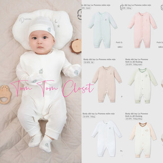 La Pomme tổng hợp body dài tay NB cho bé