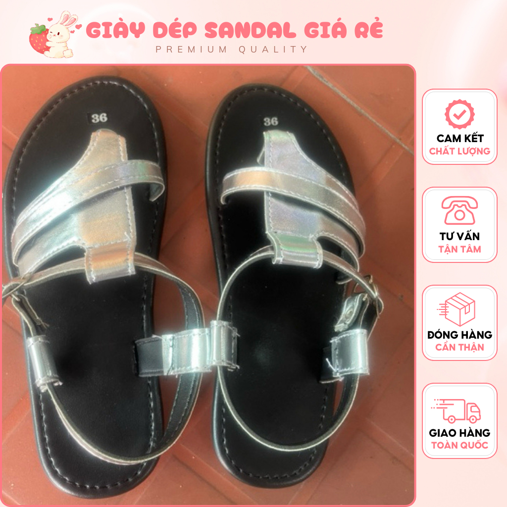 Giày Sandal Nữ Thời Trang Học Sinh - Quai Và Đế Cực Êm,Dễ Phối Đồ,Siêu Xinh - Dép Hottrend