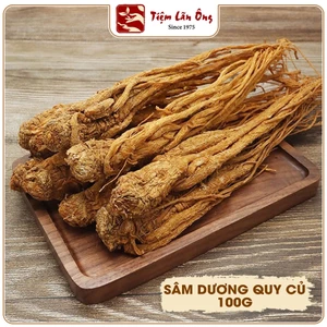 Củ đương quy 100g, sâm đương quy khô, vàng, thơm - Tiệm lãn ông