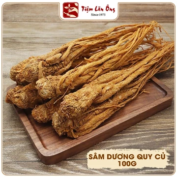 Củ đương quy 100g, sâm đương quy khô, vàng, thơm - Tiệm lãn ông