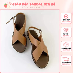 Giày Sandanl Nữ Thời Trang - Giày Sandal Nữ Quai Chữ X Đơn Giản Dễ Thương