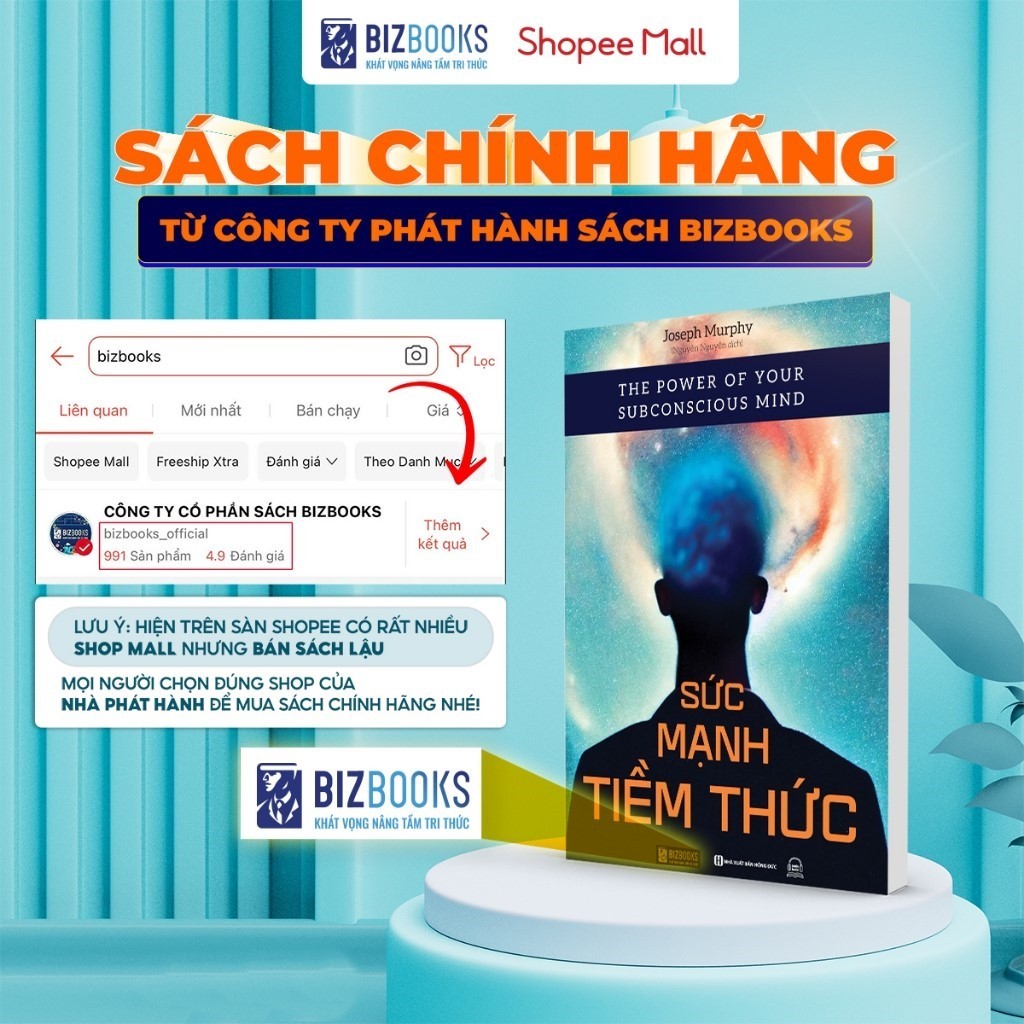 Bộ Sách Sức Mạnh Tiềm Thức Và  Luật May Mắn - Bizbooks