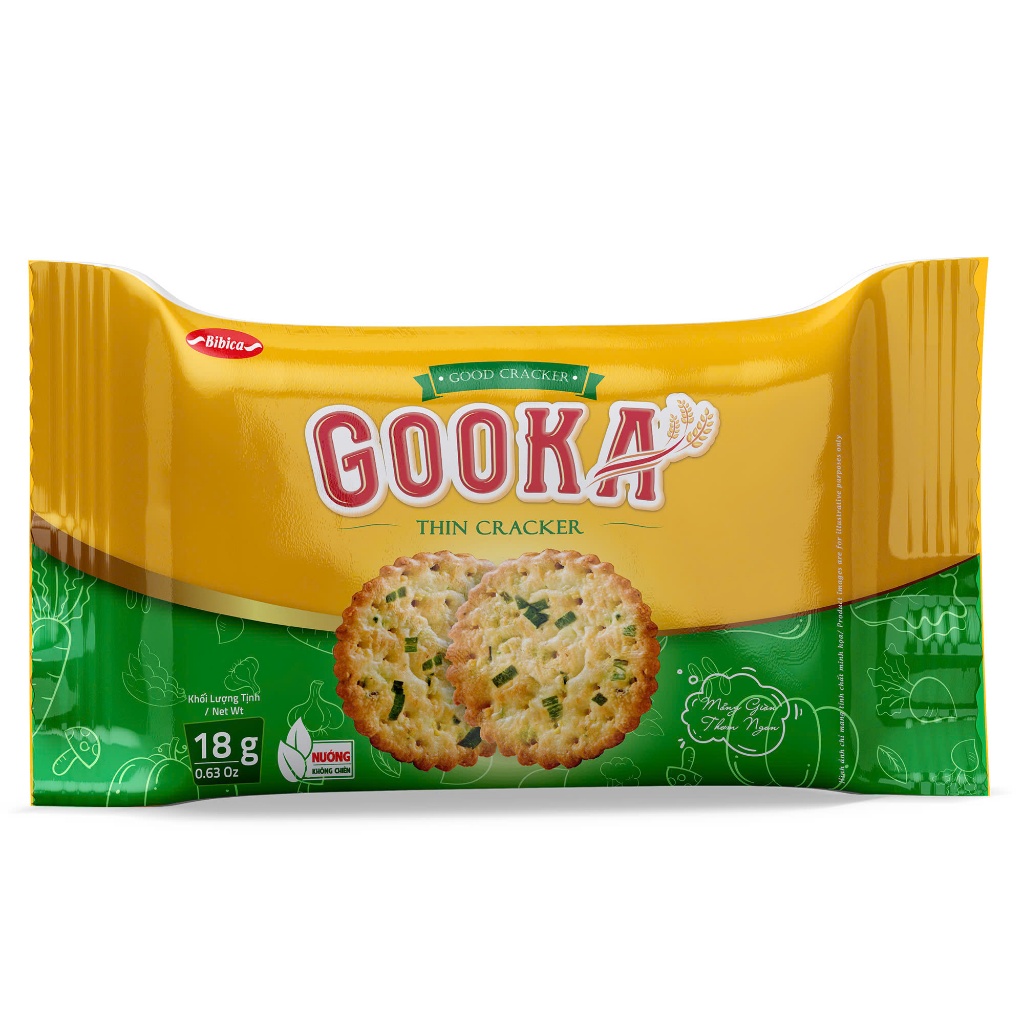 Ảnh Bánh Gooka Cracker Rau Củ HG 180g 2