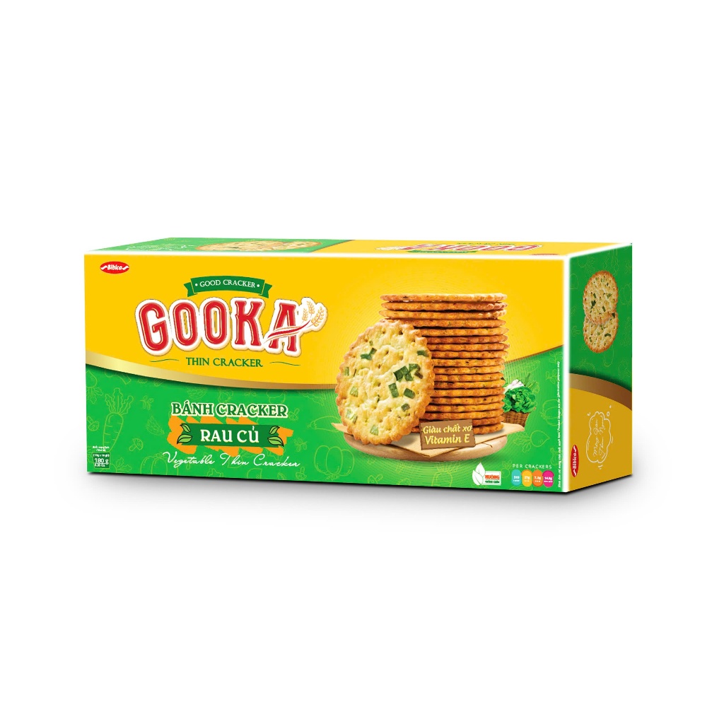 Ảnh Bánh Gooka Cracker Rau Củ HG 180g 1