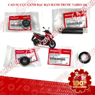Bộ Phốt Cao Su, Bạc Đạn, Ống Chỉ, Cục Canh Bánh Trước Vario 160 44311-K2S-N00, 90753-051-003 Chính Hãng - ZZM