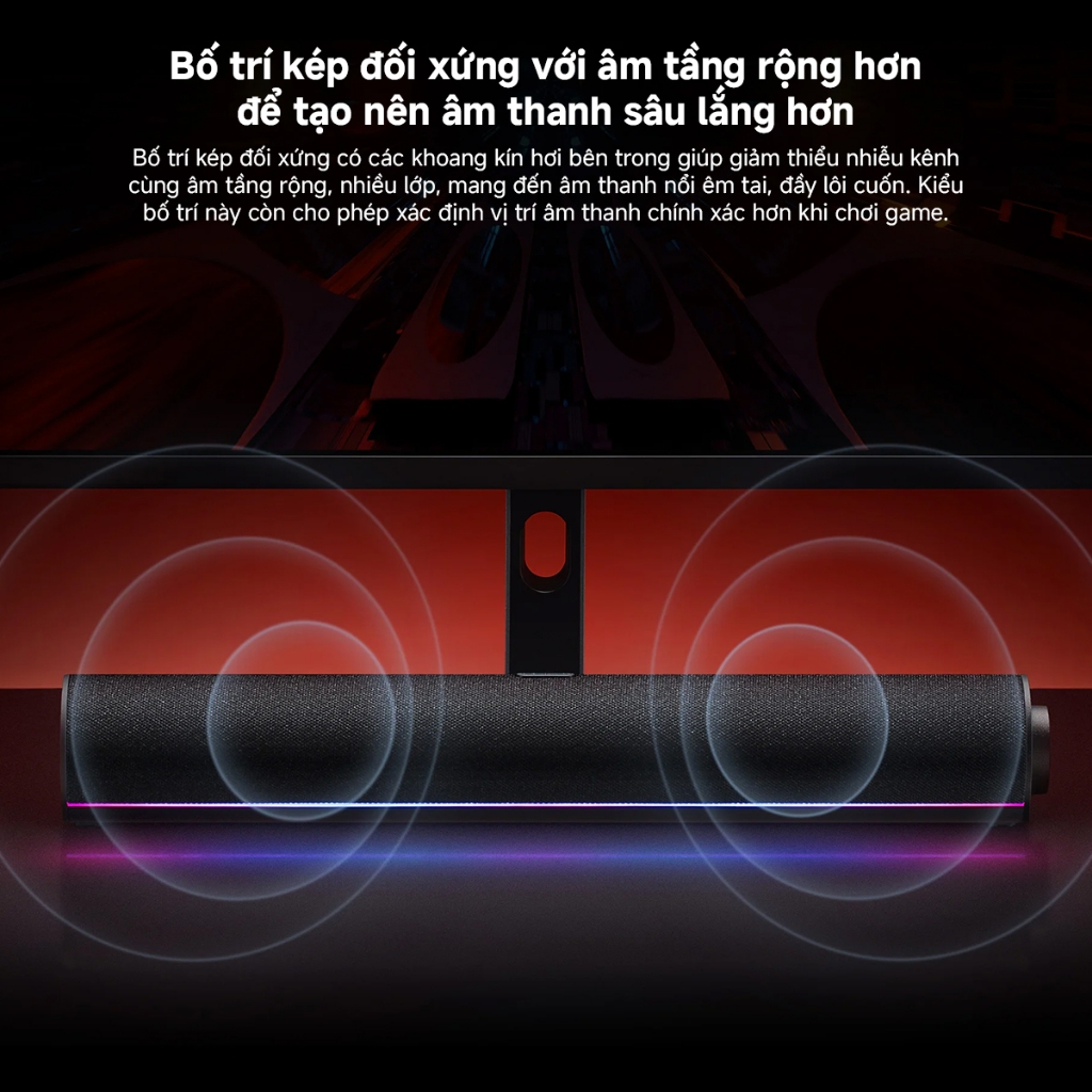 Ảnh Loa Bluetooth Để Bàn Xiaomi Desktop Speaker - Micro Tích Hợp - Kết Nối Bluetooth - Đèn Đổi Màu RGB 2