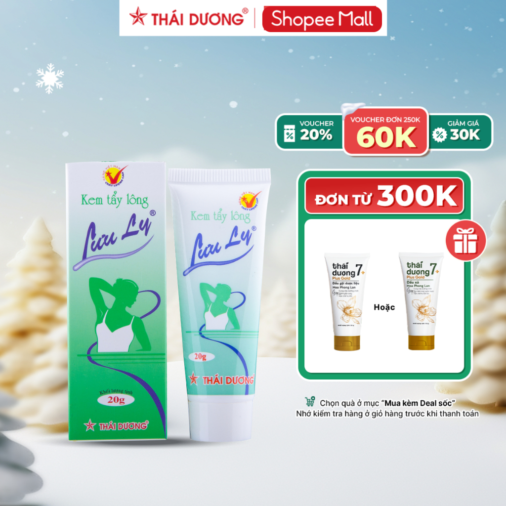 Ảnh Kem Lưu Ly tẩy lông nách, tay, chân 20g - Sao Thái Dương 1