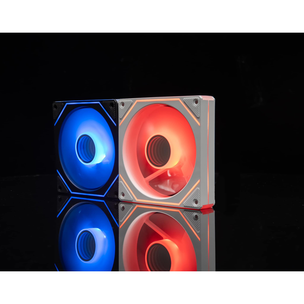 Quạt Fan LEOPARD S1 LED XOAY BLACK Kèm 4 Ốc (Gắn trực tiếp nguồn không ...